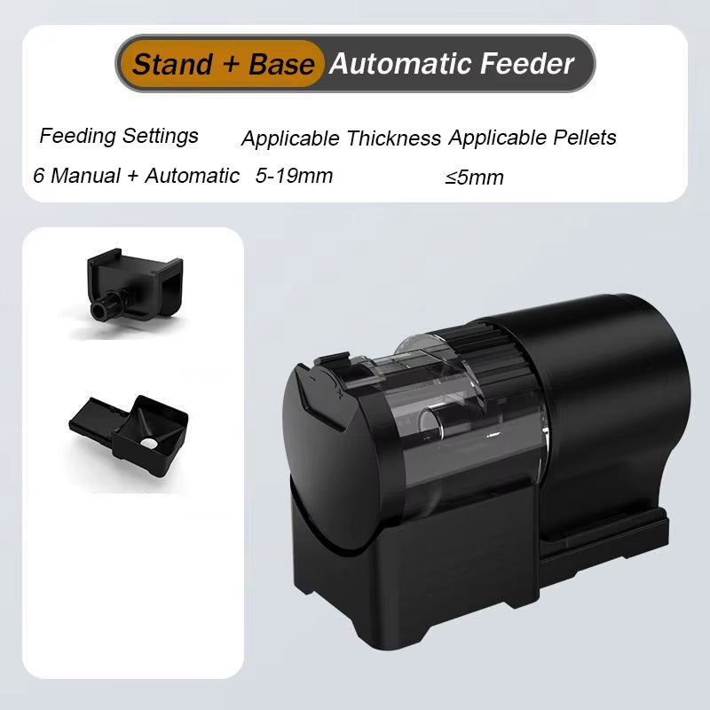 Automatic Fish Feeder with Timer IP66 Waterproof Auto Fish Tank Feeder 100Ml Capacity Food Dispenser for Fish/Turtle