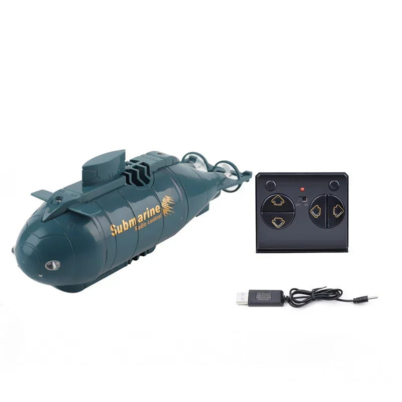 Mini Rc Submarine Boat Underwater Simulation Boats 6CH Dual Motor 2.4G Remote Controlled Ship Electric Toys for Boys Children