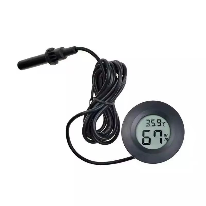 Digital Thermometer Hygrometer Meter for Reptile Turtle Terrarium Aquarium Tank Accessories Temperature Humidity
