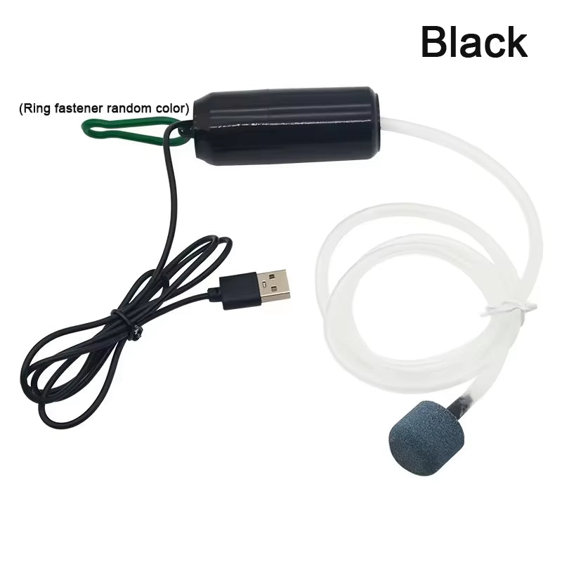 Silent Oxygenator Small Oxygen Pump Portable Mini USB Charging Fish Tank Oxygen Pump Fish Farming Aquarium Supplies