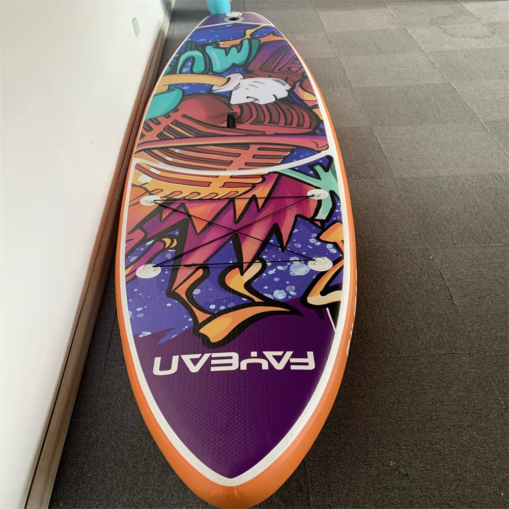 2024 Battery Jet Drive Yogo Decor Softboards Surf Soft Surfboard Surf Board Stand up Paddleboard with Accessories