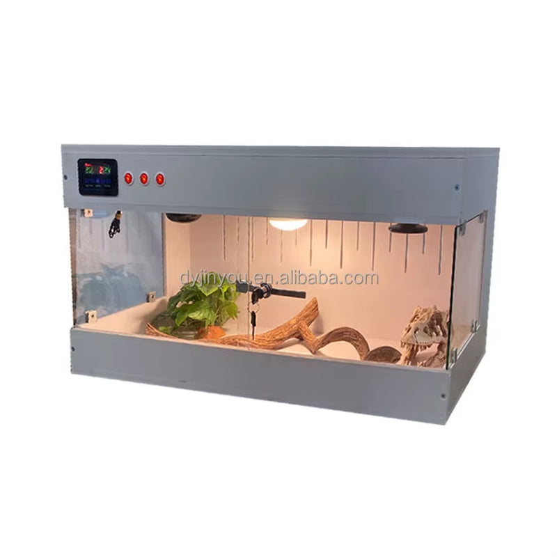 Wholesale Smart PVC Pet House, Reptile Glass Feeding Box. Reptile Cage for Lizard Boa Bearded Dragon, (Custom Accepted)