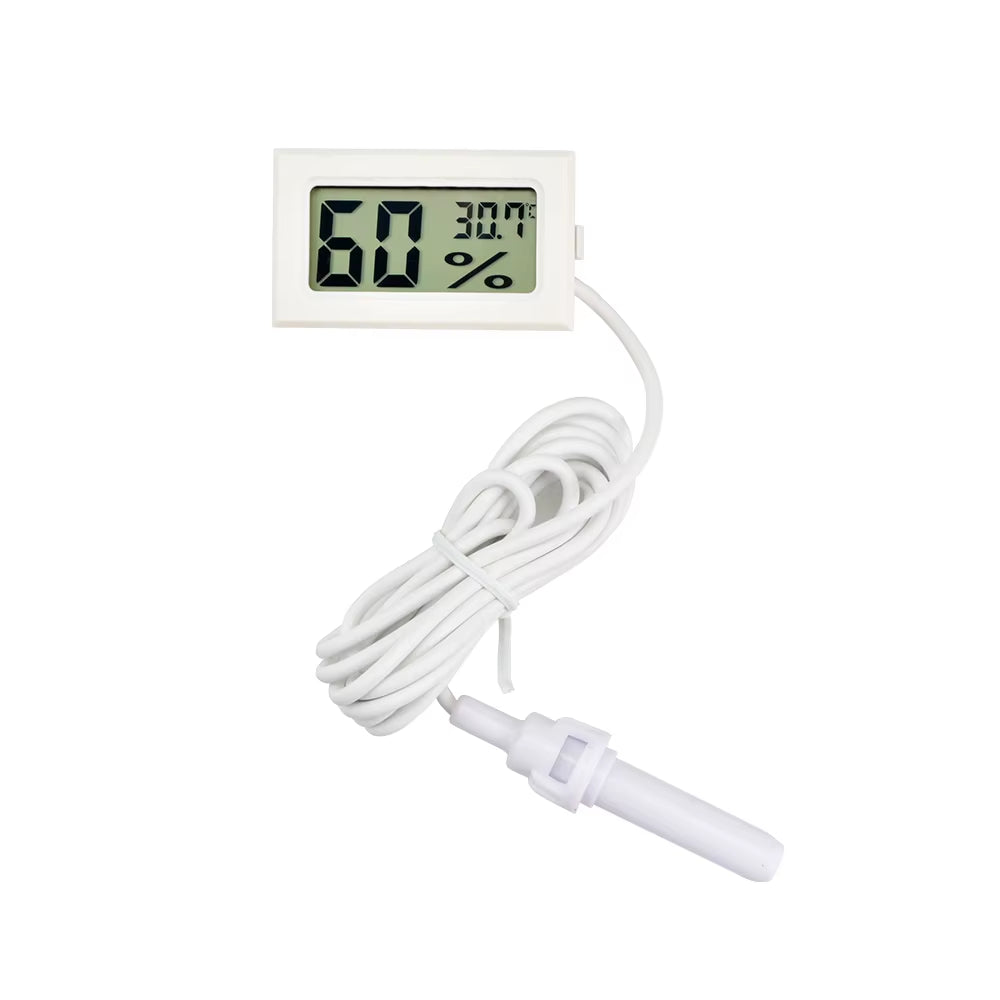 Digital Thermometer Hygrometer Meter for Reptile Turtle Terrarium Aquarium Tank Accessories Temperature Humidity