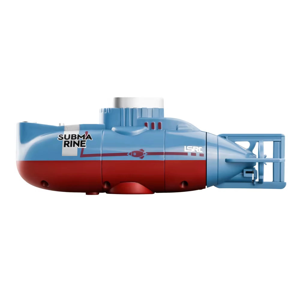 Mini RC Submarine for Kids - Remote Control Boat with 0.1M/S Speed Waterproof Diving Simulation Model Toy for Christmas