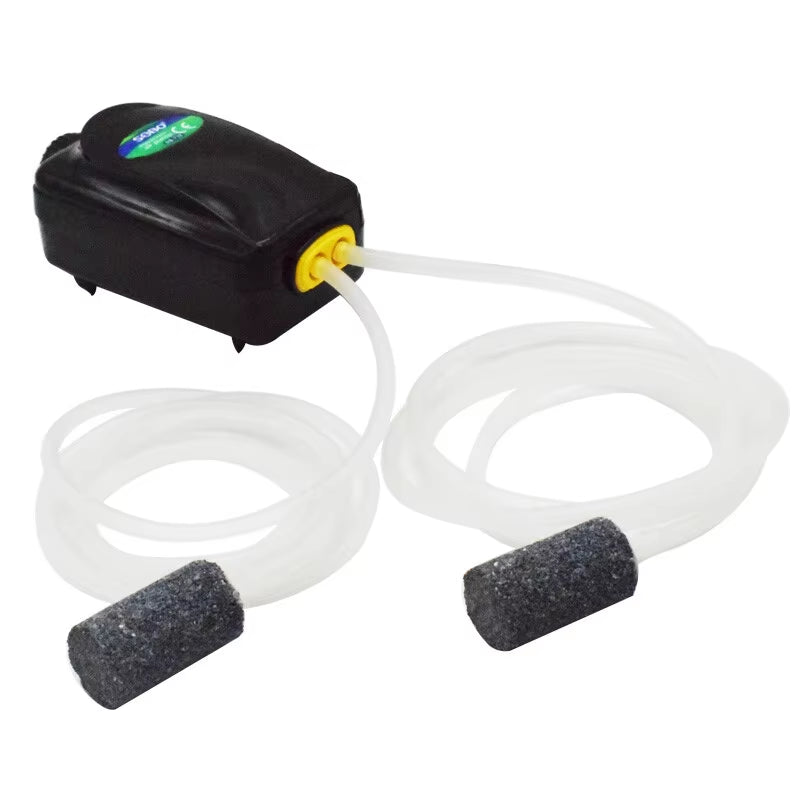 Sobo Songbao Fish Tank Oxygen Pump Aquarium Oxygen Pump Aquarium Supplies 738M Double Hole 3.5W