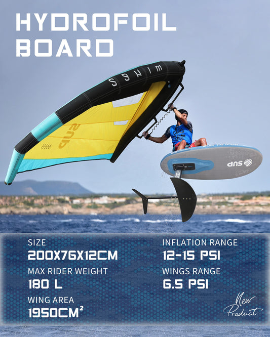 E SUP All round Inflatable SUP Board PVC/EVA Material Foldable Durable 2-Year Warranty Ocean Use Pump & Repair Kit Included