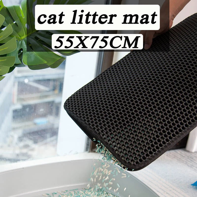 Çift Katlı Kaymaz Kedi Kum Matı