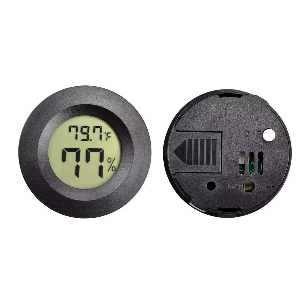 Digital Thermometer Hygrometer Meter for Reptile Turtle Terrarium Aquarium Tank Accessories Temperature Humidity