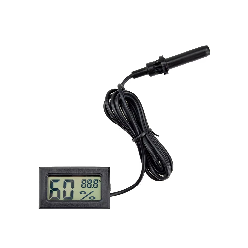 Digital Thermometer Hygrometer Meter for Reptile Turtle Terrarium Aquarium Tank Accessories Temperature Humidity