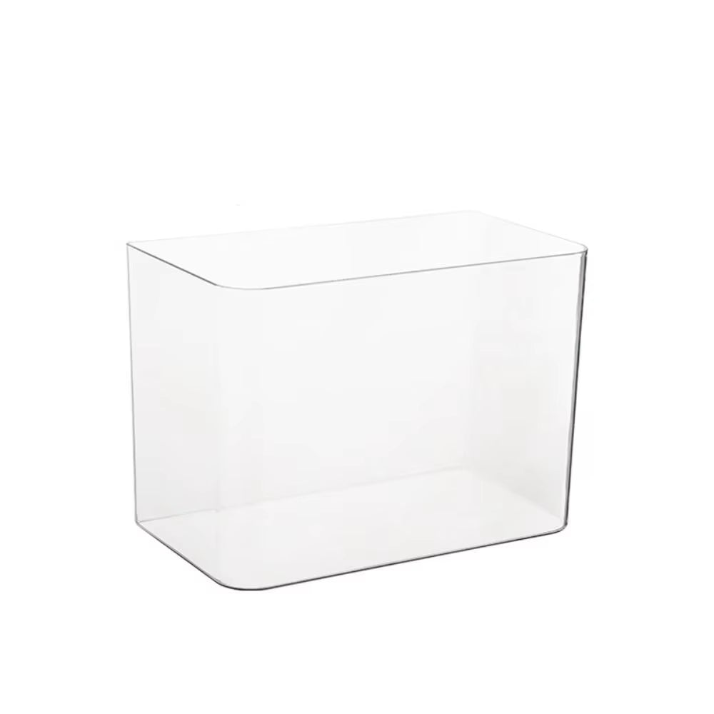 PET+ABS Fish Tank New Transparent with Lid Aquarium Drop Resistant Hydroponic Tank Turtle Tank Home
