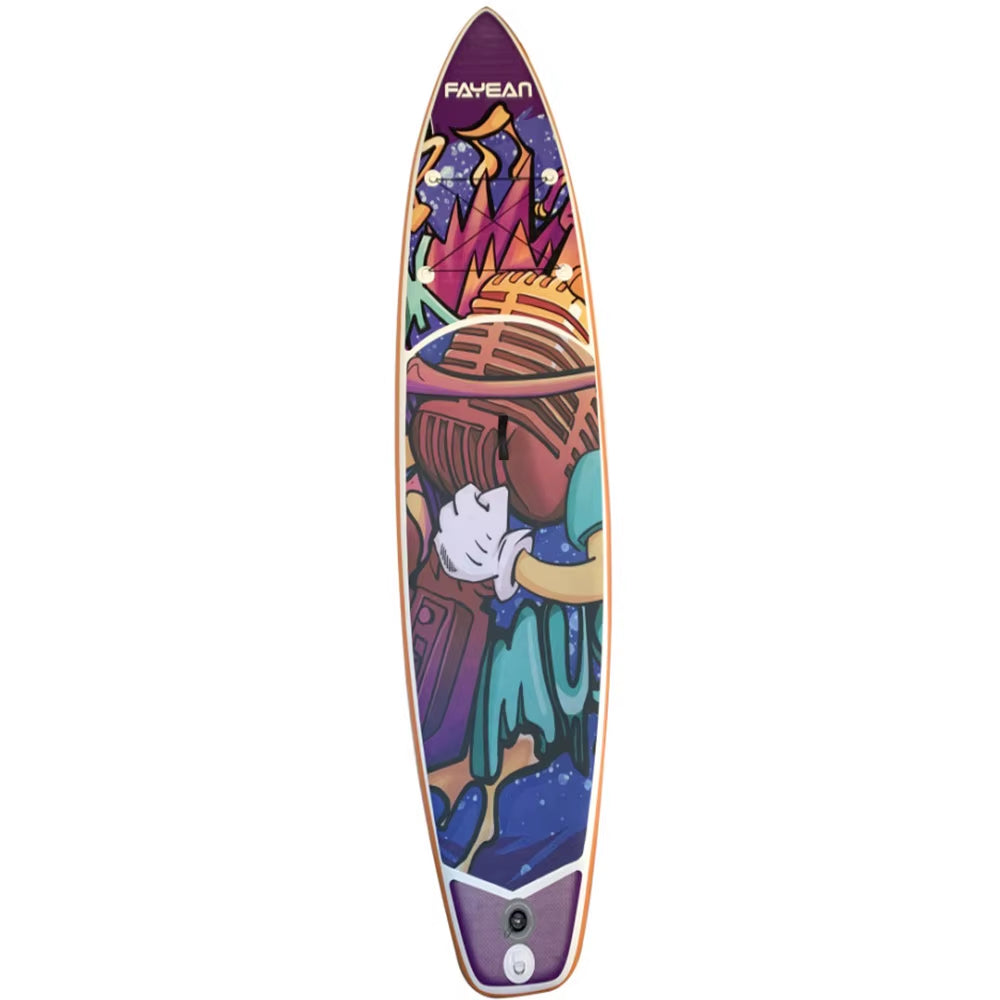 2024 Battery Jet Drive Yogo Decor Softboards Surf Soft Surfboard Surf Board Stand up Paddleboard with Accessories